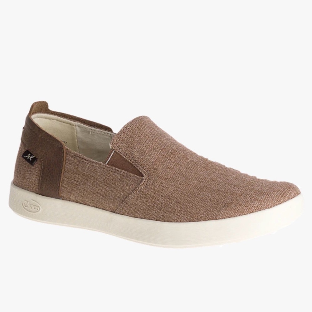 Chaco Men’s Davis Brown Canvas‎  Slip-On Shoes. Size 10.5